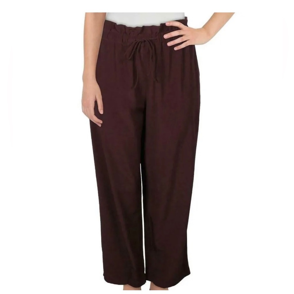 Eileen Fisher Tencel Viscose Crepe Pant with Gathered Waist